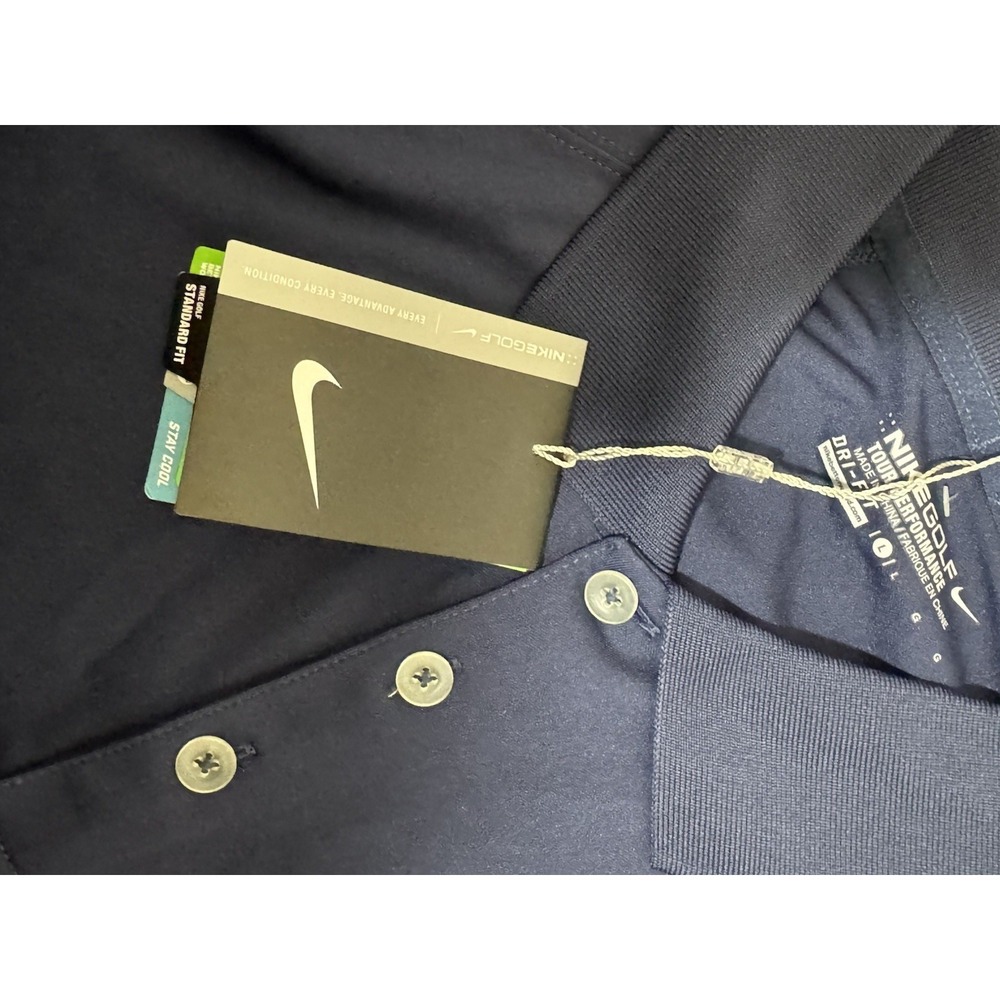 Brand New With Tags Polo Navy Blue Mens L Detroit County Nike Basketball - Picture 8 of 11